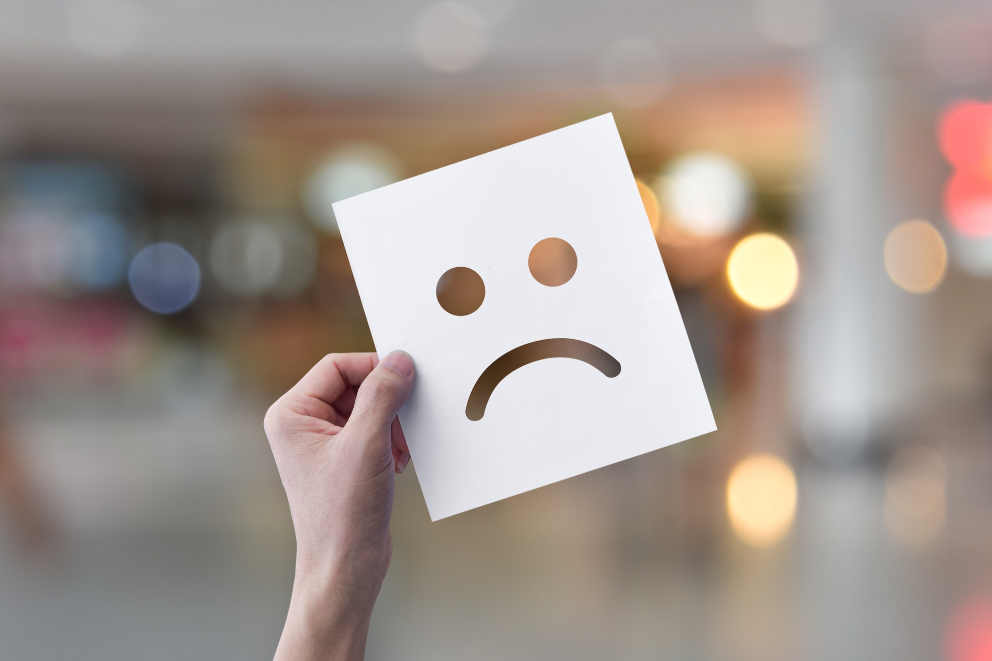 unhappy face